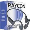 Raycon Cuffie a conduzione ossea, auricolari sportivi Bluetooth aperti con microfono, cuffie impermeabili IPX68 per allenamento e corsa, 13 ore di riproduzione, colore grigio