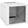 Tecmojo Armadio Server da 19 Pollici 9U per Montaggio a Parete, 400mm, Armadio di Rete, Rack IT da 19 Pollici, Porta in Vetro con Serratura, Bianco, Imballaggio Piatto