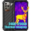 Ulefone Power Armor 18T Ultra 5G Rugged Smartphone, Dimensity 7050 24GB+512GB, Android 14 Telefono Robusto, 108MP+Termocamera Telefono, 9600mAh, 6.58 FHD+ Cellulari Resistente IP68 NFC 4G LTE 5G HiFi