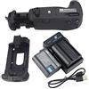 DSTE - 2 batterie EN-EL15 + caricatore USB con impugnatura per batteria MB-D16, compatibile con fotocamera digitale Nikon D750 DSLR