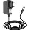 LEVMEK Adattatore Alimentazione 12V 3A 36W AC/DC, Alimentatore Switching 100-240V a DC 12V con Cavo 1 m, Alimentazione 5,5x2,1mm Centro Positivo per NVR DVR CCTV, LED, Monitor LCD, Router, Modem