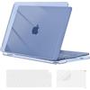 MOSISO Custodia Compatibile con MacBook Neo 13 pollici Cover A3404 2026 con chip A18 Pro, per MacBook Neo 13'' display Liquid Retina Case&Copritastiera&Pellicola, Indaco Chiaro