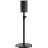 notiela Supporto per altoparlante regolabile in altezza per Sonos Move Stand, robusto supporto da pavimento per Sonos Move & Move 2 con cavo di alimentazione nascosto, facile da installare, nero