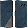 SONWO Cover per Galaxy A5 2016 Custodia, Flip Caso in PU Pelle Case Cover Premium Portafoglio Custodia per Galaxy A5 2016, Supporto Stand, Slot per Schede, Blu