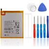 SwarKing Batteria di ricambio ricaricabile a 0 cicli compatibile con Samsung Galaxy Tab A7 Lite 8.7 SM-T220 HQ-3565S con toolkit