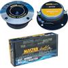 Generico KIT SET PER MASTER AUDIO BST40/8, 2 super tweeter slim, da 9,7 cm di diametro, 175 watt rms 350 watt max, 8 ohm, 105 db, profondità 4,1 cm, per casa, a coppia