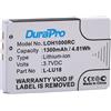 DuraPro 1300 mAh L-LU18 Batteria per Logitech Harmony 1000 1100 Remote Harmony 915 Squeezebox Duet Controller C-RL65, 190582-0000 F12440056 K398