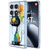 YUXING Cover Trasparente per Xiaomi 14T Pro 5G - Custodia Protettiva Sottile in TPU Morbido Antiurto con Carino Motivo Disegno Cool (Black Cat)