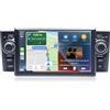 FAJSE Autoradio Android 7 per FIAT Linea 2007-2011 & Grande Punto 2005-2009, Apple CarPlay Cablato & Android Auto, Navigazione GPS, Bluetooth, WiFi, Radio FM, Controllo al Volante, 2GB+16GB