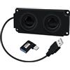 HuaLiSiJi Altoparlante USB 3W Altoparlante Portatile Mini Cassa Portatile per PC, Tablet, Cellulare, Senza Driver Plug and Play