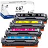 DOUBLE D 067 Toner per Canon 067 067H per Canon i-SENSYS MF655CDW,4-Pack