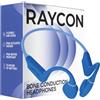 Raycon Cuffie a conduzione ossea, auricolari sportivi Bluetooth aperti con microfono, resistenti all'acqua IP68, per allenamento e corsa, 13 ore di riproduzione (blu)