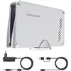 GRAUGEAR Disco rigido esterno da 8 TB in alluminio per PS5, PS5 Slim & Pro HDD da 3,5 pollici, formattato per PS5/PS4, ideale per giochi e spazio di archiviazione