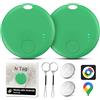 FUYAOSC Air Tracker Android, 2 PCS Smart Tracker Localizzatore Chiavi Compatibile con Trova Dispositivo(Solo Android), Bluetooth Tracker Tag Compatibile per Portafogli,Chiavi,Zaini
