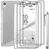 ebestStar - Cover Compatibile con Sony Xperia Z5 Premium, Z5 Prime Custodia Protezione S-Line Design Silicone Gel TPU Morbida e Sottile + Penna +3 Pellicole plastica, Trasparente