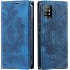 CASEONJAN Cover per Oppo A94 5G, Pelle PU Custodia a portafoglio con scomparti per Slot Schede, Antiurto Flip Caso Cover per Oppo A94 5G (Vintage Blu)