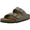 Birkenstock Arizona Birko-Flor, Zoccoli Unisex Adulto, Pietra (Stone), 40 EU