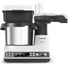 Kenwood kCook Multi CCL401WH - Robot da Cucina All-in-One con Cottura 30-180 °C, Ciotola 4,5 L, 7 Programmi Preimpostati, Lama Tritatutto e Accessorio Direct Prep, Funzione Slow Cook