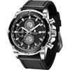 BENYAR BY BENYAR Orologio da uomo Cinturino in pelle analogico Orologi uomo Regali | Orologio al quarzo Data Impermeabile Luminoso al buio Business/Casual/Sport