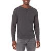 Amazon Essentials Maglia con Collo Serafino a Maniche Lunghe Uomo, Bordeaux, XXL