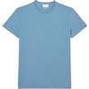 Lacoste T-Shirt Uomo in Cotone Pima TH6709 3617073918223 - Blu 3XL