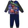 Marvel Pigiama per Ragazzi Avengers, Set da 2 Pezzi, Blu, età 7-8 Anni