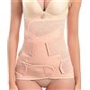 GUOCU Fascia Post Parto 3 in 1 Pancia/Vita/Pelvi Supporto Cintura Traspirante Elastica per Donna Recupero Postpartum,Fascia Pancia,Post Partum Cintura Recupero Ventre,Cintura Donne Shaper per Il Corpo A S