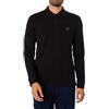 Timberland Uomo Polo A Maniche Lunghe Slim Fit con Logo Ricamato, Black, M