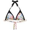 YAMAMAY - Bikini Parte Alta a Triangolo Senza Ferretto, Imbottitura Removibile, Donna, Tahiti, Multicolore, Stampa Floreale