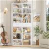 HOCSOK Libreria, Scaffale Libreria Alta a 8 Ripiani, 30 x 80 x 185,5 cm