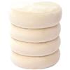 Star POUF Velluto CHEROY cm 42X47h Beige Sgabello Poggiapiedi