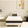 DEWINNER Materasso 90x190x17 cm|Memory Foam&Bambù Carbone|Supporto Alta Resilienza|TraspiranteIpoallergenico|Fodera Rimovibile Lavabile|Confort Medio
