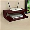 Zig Zag Mensola da parete in legno galleggiante per TV, centro intrattenimento, mensola componente per decoder via cavo, console di gioco, accessori TV