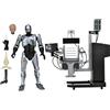 NECA 203605 Ultimate Robop - Statuina articolata con sedia Danneggiata, 20 cm, c