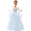 Mattel Disney Princess - Cenerentola Principesse Scintillanti, bambola ispirata al film con abito rimovibile ricco di dettagli, collana e orecchini inclusi, 4+ anni, JMP62