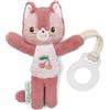 Lilliputiens - Peluche portaciuccio per neonati - Brilla al buio - Compagno rassicurante - Jeanne il gatto - Peluche fosforescente - Per calmare il bambino - 16 cm - Fin dalla nascita - 83592