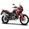Maisto M34007-16910 - Moto Honda African Twin, in scala 1:18, da collezione, colore: rosso