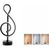 Generico Lampada da scrivania a LED Moderna USB Lampada da scrivania 3 Colori dimmerabile Continua Lampada da Comodino lampade da Comodino per casa Soggiorno Camera da Letto Ufficio Arredamento