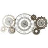 Arti & Mestieri Fuso Meccano - Orologio da Parete di Design 100% Made in Italy - in Ferro, 97 x 44 cm - Sabbia e Bronzo