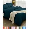 Utopia Bedding Set Copripiumino da 4 Pezzi - Copripiumino 200x200cm, Lenzuolo con Angoli 135x190cm, Federe 50x75cm - (Verde acqua, Matrimoniale)