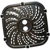 ZUZZEE Piastra grill per friggitrice ad aria, per PowerXL per Vortex Pro, friggitrice ad aria 8QT Plus con 6 linguette in gomma in acciaio al carbonio con rivestimento antiaderente a doppio strato (24 x 24