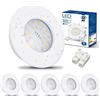 HiBay Faretti Led da Incasso per Cartongesso 7W Faretti Led Soffitto Incasso 850LM,Bianco Neutro,230V IP44,Lampada Led Diametro Foro Ø60mm-65mm per Bagno,Cucina Set di 6