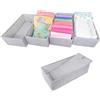SIMPLE JOY® Organizzatore per cassetti compatibile con Ikea (HEMNES (4 scomparti))