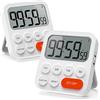 LIORQUE Timer Cucina Digitale con Funzione Orologio, 3 Volumi, Magnetico