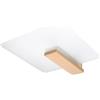SOLLUX lighting Sollux Lappo Plafoniera a filo in legno naturale
