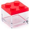 Manzoni Home - Contenitori Mattoncino - Set da 24 Pezzi colore Rosso - Ideali come Bomboniere per Matrimoni, Feste di Laurea e Decorazioni Creative - Made in Italy