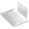 Jesustree Porta Saponetta da Muro in Acciaio Inox, Portasapone Autoadesivo, Porta Sapone Bagno Montaggio a Parete, Senza Fori, Antiruggine per Cucina, Bagno per Riporre Spugne di Sapone Spazzole
