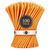 Danilovo - Candele in Cera d'Api, 100 Pezzi, Colore Rosa, Candele Decorative per Preghiera, per Rituali, Decorazione o Candele di Compleanno, 16 cm x 0,5 cm
