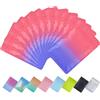 Plaphy 100 Sacchetti Mylar in Alluminio Richiudibili con Zip, Bustine in Mylar Ermetiche per Alimenti, Buste Opache e Piatte per Confezionamento e Conservazione (Rosa e Viola, 6 x 10 cm)