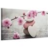 murando - Quadro 120x40 cm 1 Pezzo Stampa su Tela Strutturata XXL Quadri Moderni Murale Arte Moderno Grafica Decorazioni da Parete Pittura Immagini Decori Natura Feng Shui Spa Fiori b-B-0210-b-a